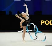 В Баку проходят подиумные тренировки участниц 39-го чемпионата Европы по художественной гимнастике (ФОТОРЕПОРТАЖ)