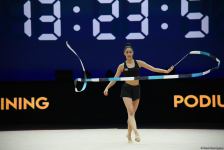 В Баку проходят подиумные тренировки участниц 39-го чемпионата Европы по художественной гимнастике (ФОТОРЕПОРТАЖ)