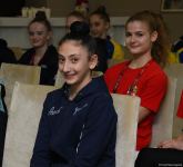Azerbaijani team's coach meets with participants of Rhythmic Gymnastics European Championship in Baku (PHOTO)