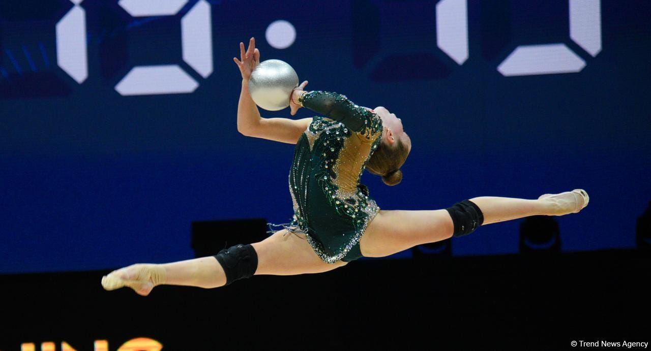 В Баку проходят подиумные тренировки участниц 39-го чемпионата Европы по художественной гимнастике (ФОТОРЕПОРТАЖ)