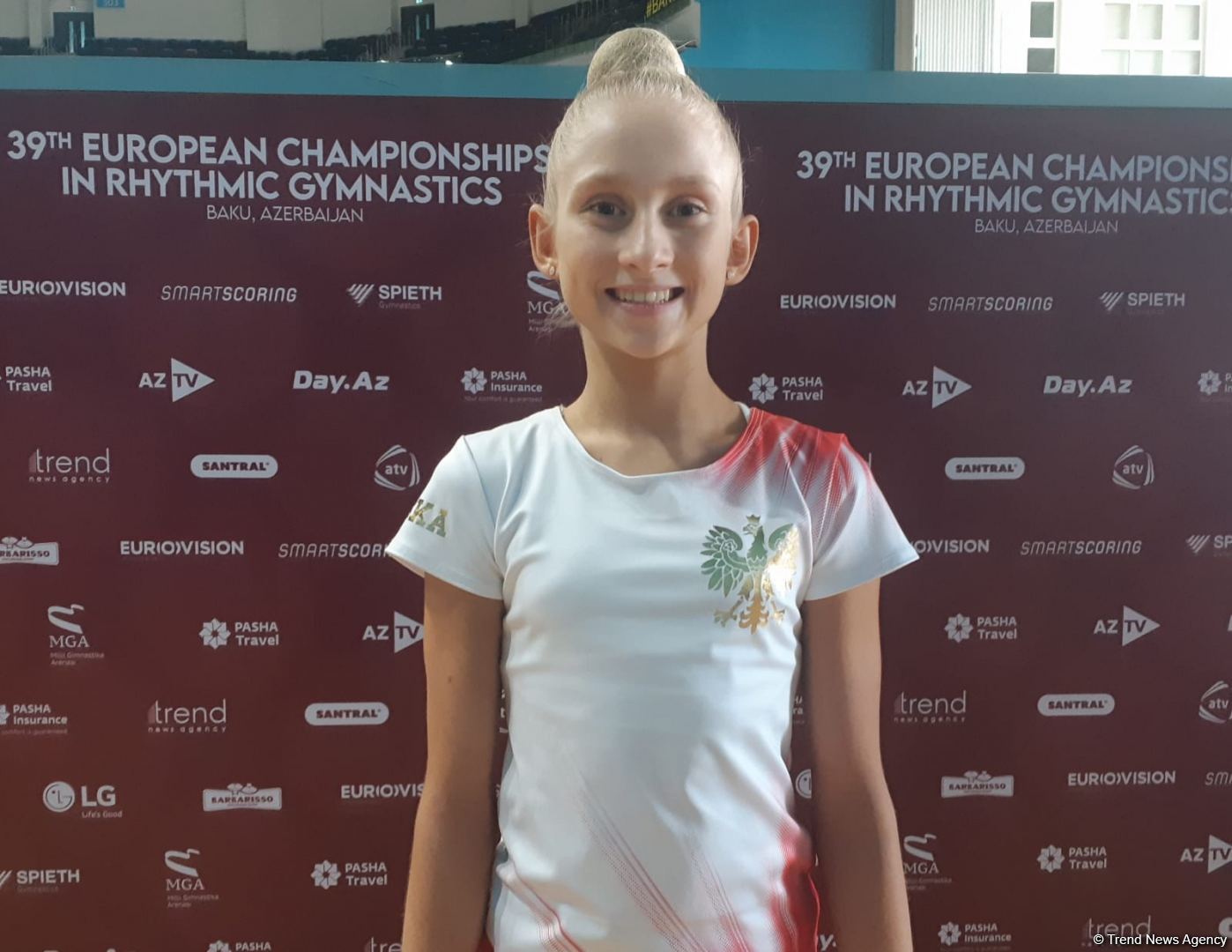 Polish athlete hails arena in Baku amid 39th European Championships in Rhythmic Gymnastics