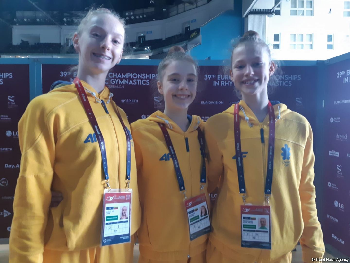 Настрой на чемпионат Европы по художественной гимнастике боевой – гимнастки из Литвы