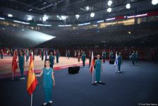 Феерическое шоу на церемонии открытия 39-го чемпионата Европы по художественной гимнастике в Баку (ФОТОРЕПОРТАЖ)