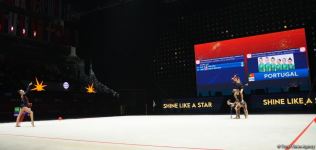 В Баку стартовали соревнования 39-го чемпионата Европы по художественной гимнастике (ФОТО)