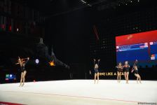 В Баку стартовали соревнования 39-го чемпионата Европы по художественной гимнастике (ФОТО)