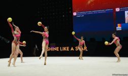 В Баку стартовали соревнования 39-го чемпионата Европы по художественной гимнастике (ФОТО)