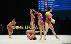 В Баку стартовали соревнования 39-го чемпионата Европы по художественной гимнастике (ФОТО)