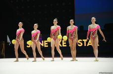 В Баку стартовали соревнования 39-го чемпионата Европы по художественной гимнастике (ФОТО)