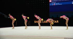 В Баку стартовали соревнования 39-го чемпионата Европы по художественной гимнастике (ФОТО)