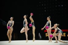 В Баку стартовали соревнования 39-го чемпионата Европы по художественной гимнастике (ФОТО)