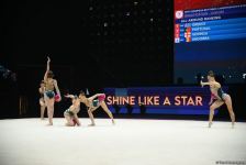 В Баку стартовали соревнования 39-го чемпионата Европы по художественной гимнастике (ФОТО)