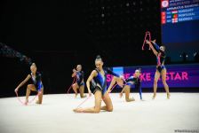 В Баку стартовали соревнования 39-го чемпионата Европы по художественной гимнастике (ФОТО)