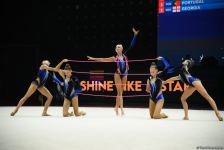 В Баку стартовали соревнования 39-го чемпионата Европы по художественной гимнастике (ФОТО)