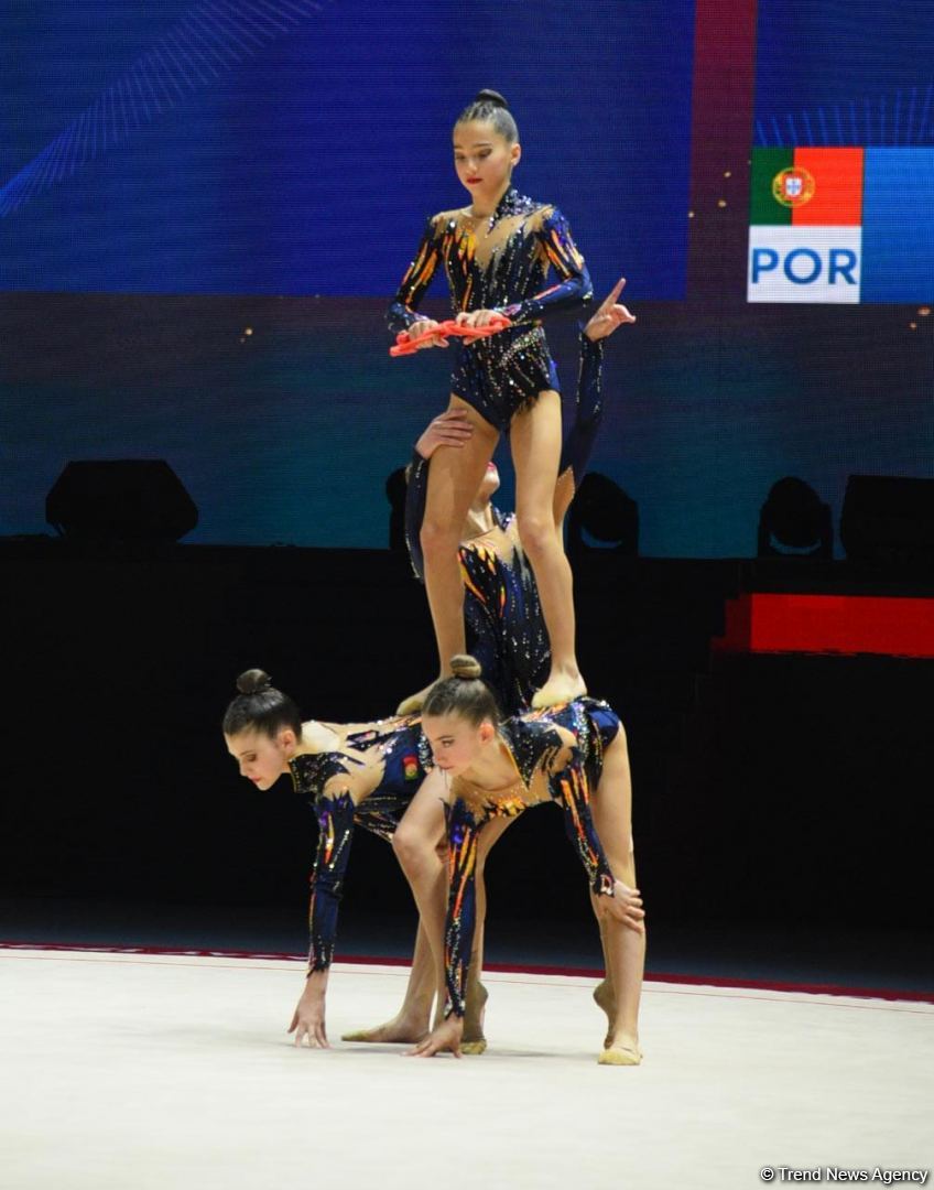 В Баку стартовали соревнования 39-го чемпионата Европы по художественной гимнастике (ФОТО)