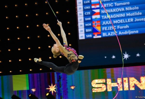 Third day of 39th European Championship in Rhythmic Gymnastics in Baku continues (PHOTO)