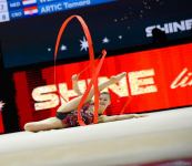 В Баку стартовал третий день соревнований 39-го чемпионата Европы по художественной гимнастике (ФОТО)