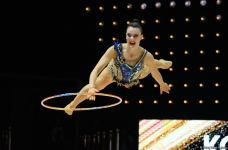 В Баку стартовал четвертый день соревнований 39-го чемпионата Европы по художественной гимнастике (ФОТО)