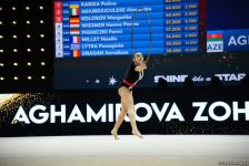 В Баку стартовал четвертый день соревнований 39-го чемпионата Европы по художественной гимнастике (ФОТО)