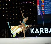 В Баку стартовал четвертый день соревнований 39-го чемпионата Европы по художественной гимнастике (ФОТО)
