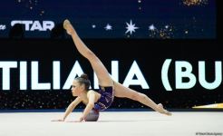 В Баку стартовал заключительный день соревнований 39-го чемпионата Европы по художественной гимнастике – пять финалов азербайджанских граций (ФОТО)