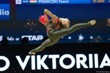 В Баку стартовал заключительный день соревнований 39-го чемпионата Европы по художественной гимнастике – пять финалов азербайджанских граций (ФОТО)