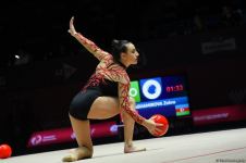 В Баку стартовал заключительный день соревнований 39-го чемпионата Европы по художественной гимнастике – пять финалов азербайджанских граций (ФОТО)