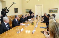 В Вильнюсе состоялась встреча президентов Азербайджана и Литвы в расширенном составе (ФОТО/ВИДЕО)