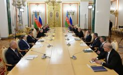 В Москве состоялась встреча Президента Ильхама Алиева и Президента Владимира Путина (ФОТО/ВИДЕО) (Дополнено)