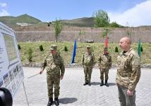 Президент Ильхам Алиев принял участие в открытии военного госпиталя в Кяльбаджаре (ФОТО/ВИДЕО)