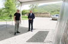 Президент Ильхам Алиев заложил фундамент поселка Горчу Лачинского района (ФОТО/ВИДЕО)