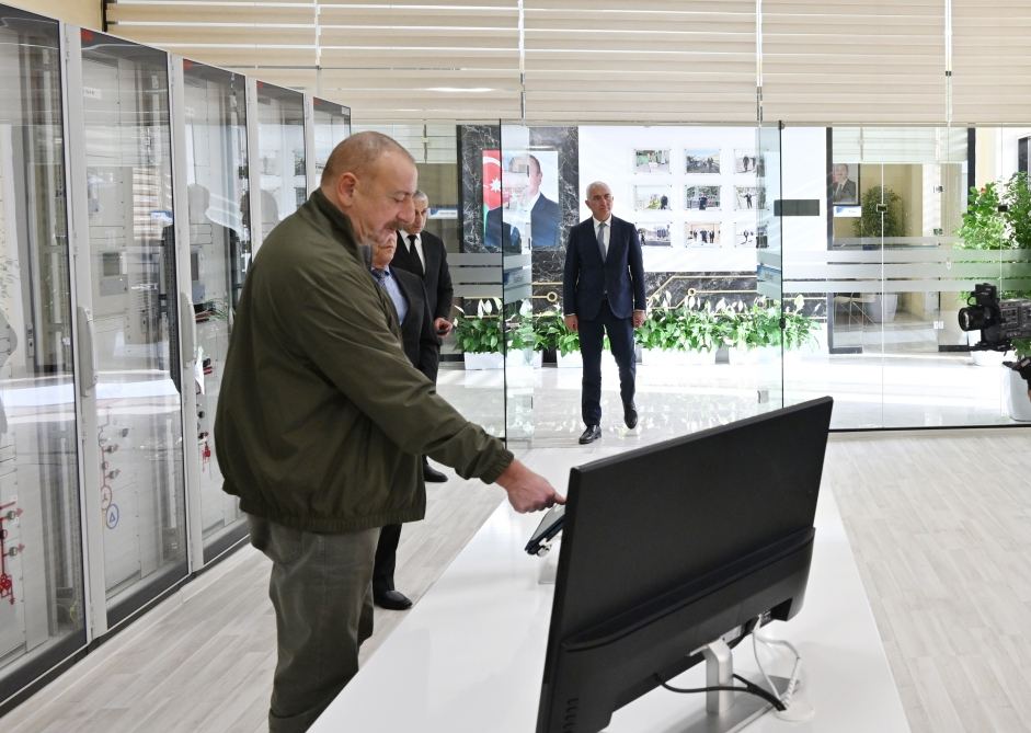 Президент Ильхам Алиев открыл городскую подстанцию «Лачин» (ФОТО/ВИДЕО)