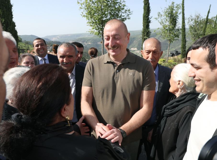 President Ilham Aliyev participates in number of events in Lachin city (PHOTO)