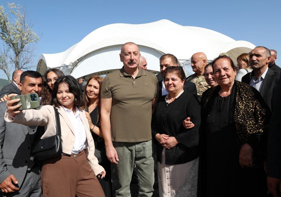 President Ilham Aliyev participates in number of events in Lachin city (PHOTO)