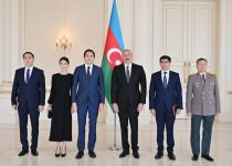 Президент Ильхам Алиев принял верительные грамоты новоназначенного посла Казахстана в нашей стране (ФОТО/ВИДЕО)
