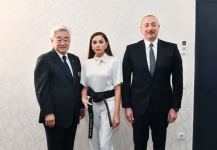 Президент Ильхам Алиев и Первая леди Мехрибан Алиева приняли участие в церемонии открытия 26-го чемпионата мира по таэквондо в Баку (ФОТО/ВИДЕО)