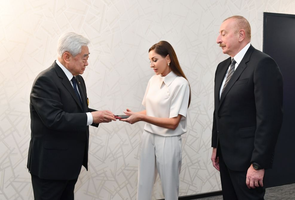 Президент Ильхам Алиев и Первая леди Мехрибан Алиева приняли участие в церемонии открытия 26-го чемпионата мира по таэквондо в Баку (ФОТО/ВИДЕО)