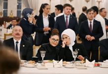Президент Ильхам Алиев и Первая леди Мехрибан Алиева приняли участие в ужине от имени Реджепа Тайипа Эрдогана в Анкаре (ФОТО)
