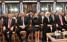 Президент Ильхам Алиев и Первая леди Мехрибан Алиева приняли участие в церемонии начала исполнения полномочий Президентом Реджепом Тайипом Эрдоганом (ФОТО/ВИДЕО)