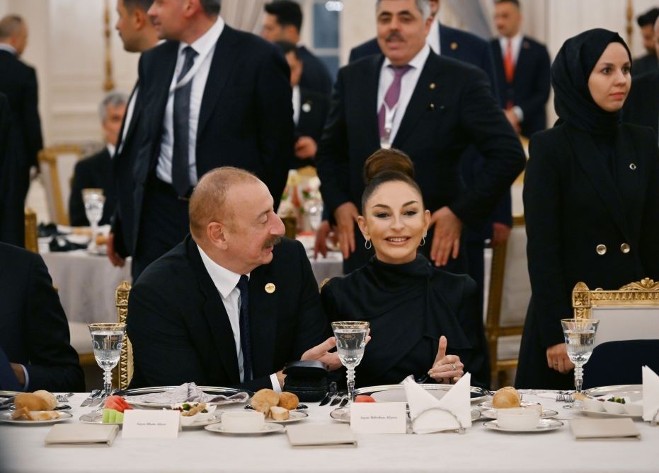 Президент Ильхам Алиев и Первая леди Мехрибан Алиева приняли участие в ужине от имени Реджепа Тайипа Эрдогана в Анкаре (ФОТО)