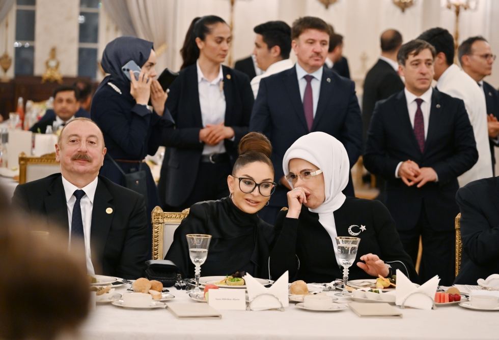 Президент Ильхам Алиев и Первая леди Мехрибан Алиева приняли участие в ужине от имени Реджепа Тайипа Эрдогана в Анкаре (ФОТО)