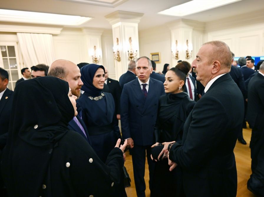 Президент Ильхам Алиев и Первая леди Мехрибан Алиева приняли участие в ужине от имени Реджепа Тайипа Эрдогана в Анкаре (ФОТО)