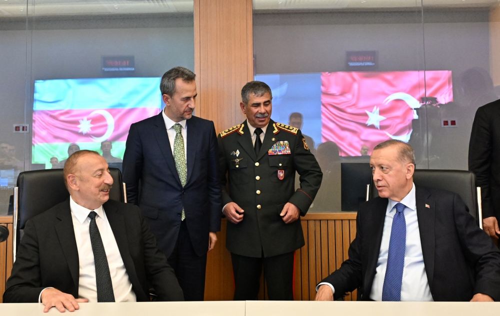President Ilham Aliyev and President Recep Tayyip Erdogan participate in opening of new central command post of Air Force (PHOTO/VIDEO)