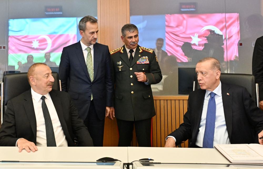President Ilham Aliyev and President Recep Tayyip Erdogan participate in opening of new central command post of Air Force (PHOTO/VIDEO)
