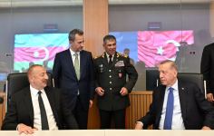 President Ilham Aliyev and President Recep Tayyip Erdogan participate in opening of new central command post of Air Force (PHOTO/VIDEO)