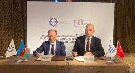 Подписан меморандум между Ассоциацией банков Азербайджана и Союзом банков-участников Турции (ФОТО)