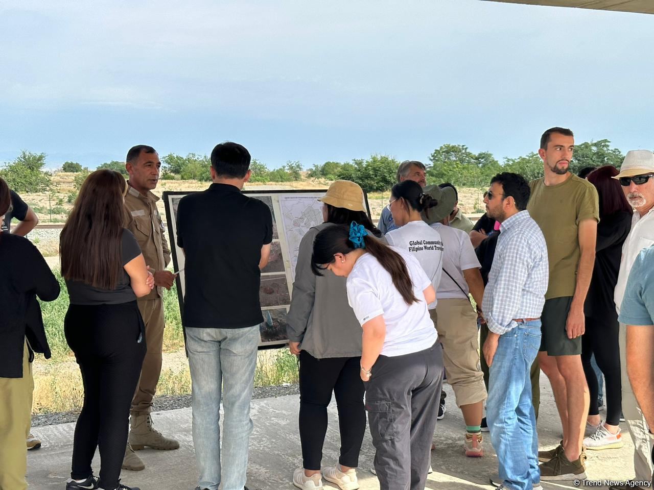 International travelers get acquainted with demining process in Azerbaijan’s Aghdam (PHOTO/VIDEO)
