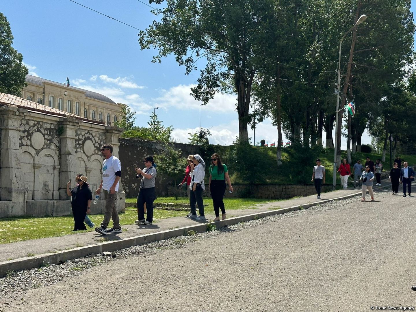 Завершился визит группы зарубежных путешественников в Шушу (ФОТО)
