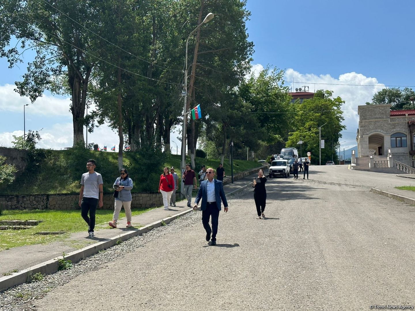 Завершился визит группы зарубежных путешественников в Шушу (ФОТО)