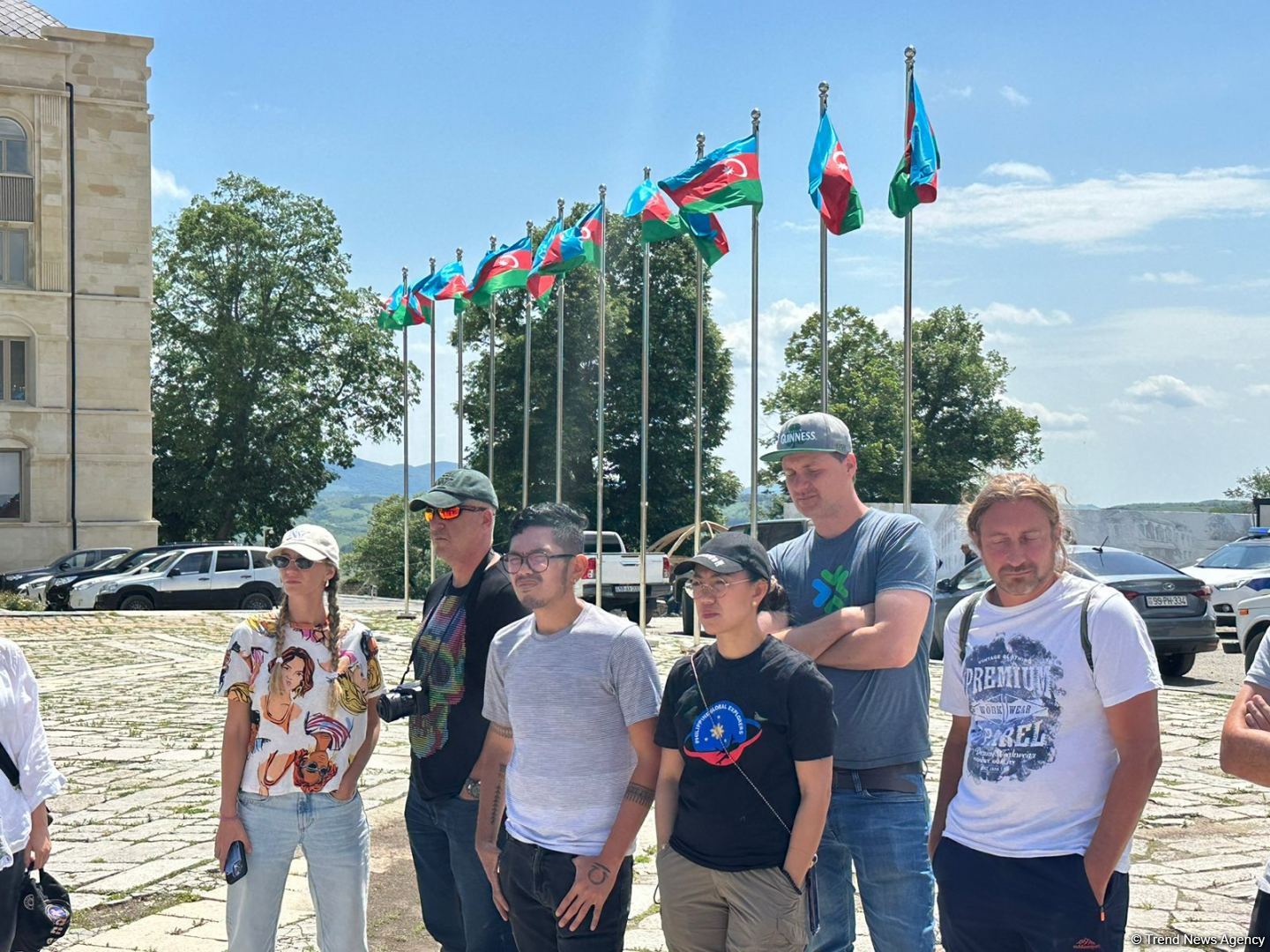 Завершился визит группы зарубежных путешественников в Шушу (ФОТО)