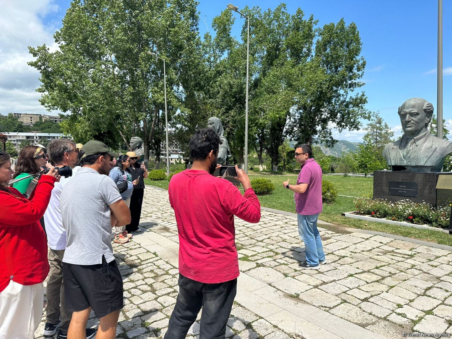 Завершился визит группы зарубежных путешественников в Шушу (ФОТО)
